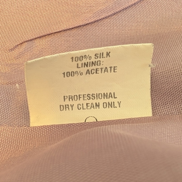 VTG 90s Silk Women Black and Indigo Blue Textured Blazer Luxury Academia Career - Picture 11 of 12